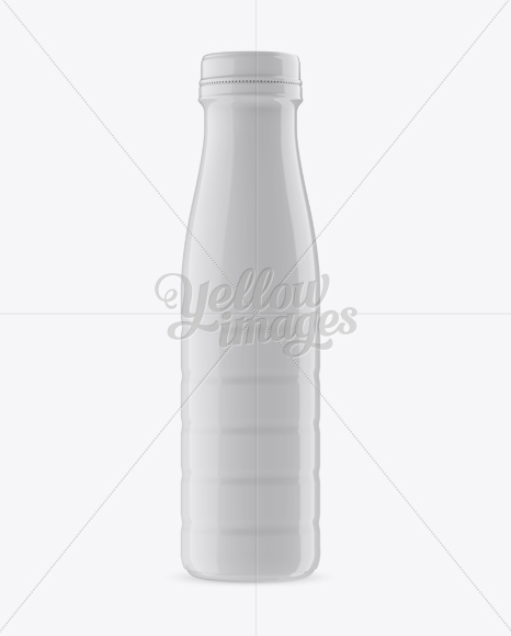 PET Bottle In Shrink Sleeve Mockup   Front View PSD #3