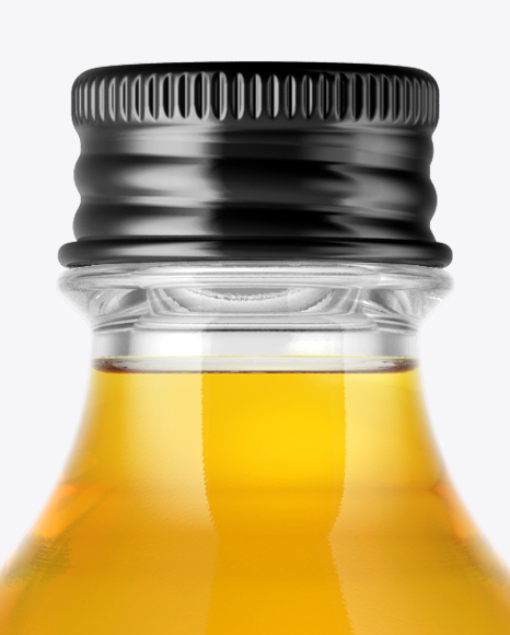 Glass Bottle with Soft Drink Mockup PSD #1