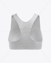 Download Women S Fitness Top Mockup Back View In Apparel Mockups On Yellow Images Object Mockups