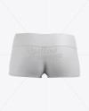 Download Women's Fitness Shorts Mockup - Back View in Apparel ...