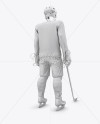 Men’s Full Ice Hockey Kit mockup (Hero Back Shot) in Apparel Mockups on