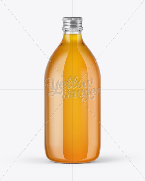 Download Square Apple Juice Bottle Mockup Front View In Bottle Mockups On Yellow Images Object Mockups PSD Mockup Templates