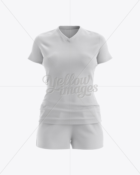 Download Women S Full Rugby Kit Hq Mockup Half Side View In Apparel Mockups On Yellow Images Object Mockups