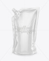 Glossy Doy-Pack With Side Cap Mockup - Front View in Pouch ...