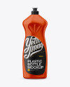 Download Glossy Plastic Bottle Mockup - Front View in Bottle ...