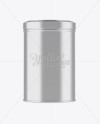 Metallic Storage Jar Mockup - Front View - Free Download Images High