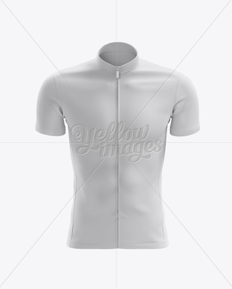 Download Men S Cycling Jersey Mockup Front View In Apparel Mockups On Yellow Images Object Mockups