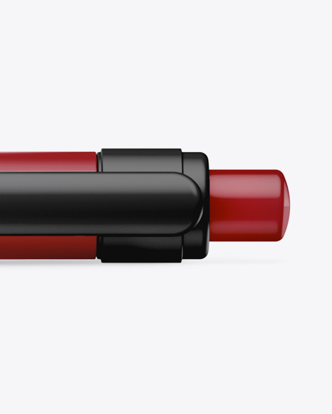 Matte Click Pen Mockup   Top View PSD #1