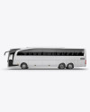 Mercedes-Benz Travego Mockup - Left Side View - Free Download Images