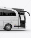 Mercedes-Benz Travego Mockup - Right Side View - Free Download Images