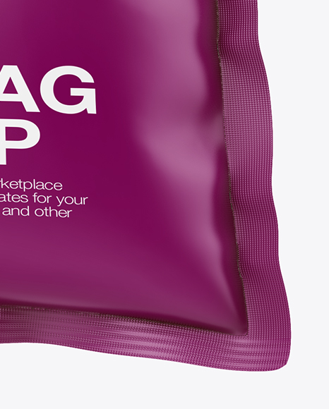 Matte Food Bag Mockup - Front View