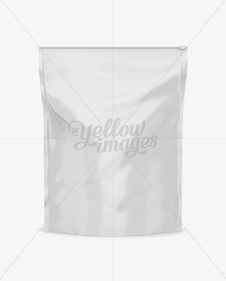 Download Glossy Stand Up Pouch Bag Mockup In Pouch Mockups On Yellow Images Object Mockups