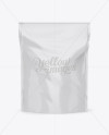 Download 5lb Glossy Stand-Up Pouch Mockup - Front & Back Views in Pouch Mockups on Yellow Images Object ...