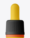 Download Matte Nasal Drops Bottle Mockup - Front View in Bottle Mockups on Yellow Images Object Mockups