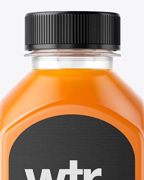 Download Square Carrot Juice Bottle Mockup in Bottle Mockups on Yellow Images Object Mockups