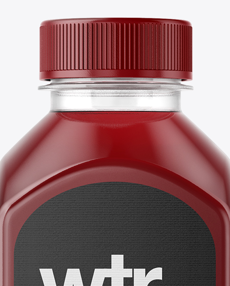 Download Square Cherry Juice Bottle Mockup in Bottle Mockups on ...