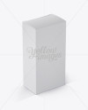 Nasal Spray Box Mockup - 70° Angle Front View (High-Angle Shot) - Free