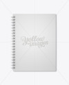 Notebook With Ring Binger Mockup - Front View - Free Download Images