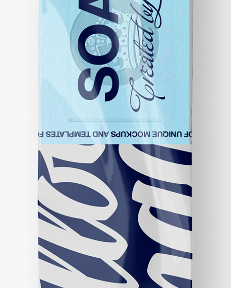 Soap Bar Mockup   Front View PSD #1