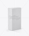 Nasal Spray Box Mockup - 70° Angle Back View (High-Angle Shot) - Free