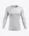 Download Men's Baseball T-shirt with Long Sleeves Mockup - Front ...