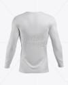 Download Men's Baseball T-shirt with Long Sleeves Mockup - Back ...