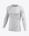 Download Men's Baseball T-shirt with Long Sleeves Mockup - Halfside ...