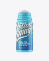 Download Matte Plastic Roll-On Deodorant Mockup in Bottle Mockups on Yellow Images Object Mockups