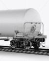 Railroad Tank Car Mockup - Halfside View - Free Download Images High