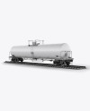 Railroad Tank Car Mockup - Halfside View - Free Download Images High