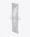 Download Glossy Stick Sachet Mockup - Halfside View in Sachet Mockups on Yellow Images Object Mockups