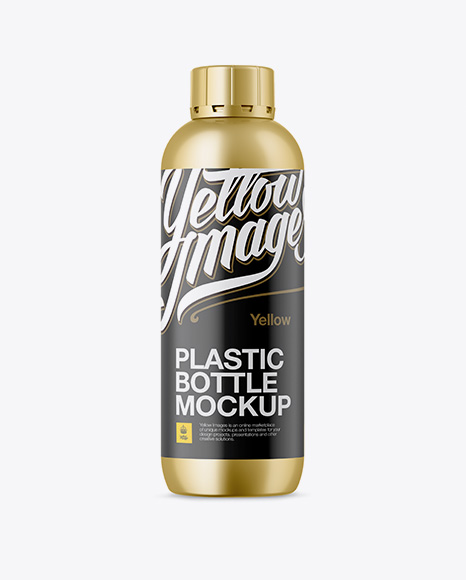 Download Metallic Shampoo Bottle Psd Mockup Yellowimages