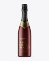 Download Matte Metallic Champagne Bottle Mockup in Bottle Mockups ... Yellowimages Mockups