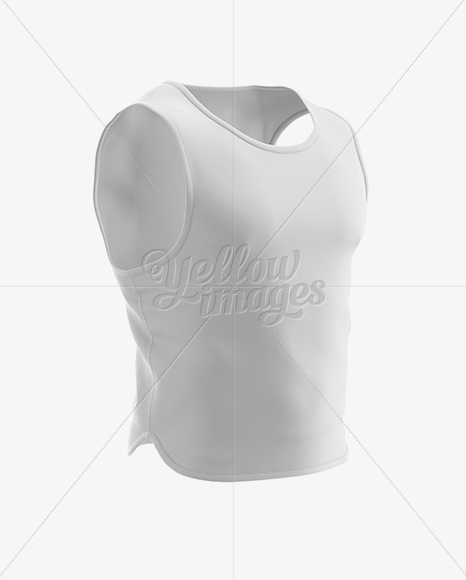 Download Soccer Bib Mockup Halfside View In Apparel Mockups On Yellow Images Object Mockups PSD Mockup Templates