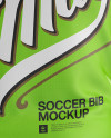 Download Soccer Bib Mockup - Back View in Apparel Mockups on Yellow ...