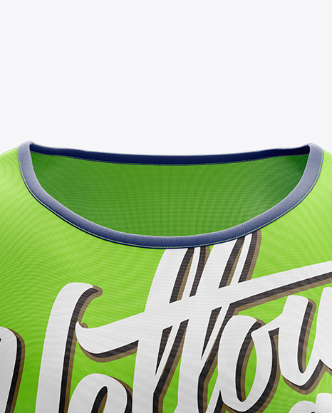 Download Soccer Bib Mockup - Front View in Apparel Mockups on Yellow Images Object Mockups