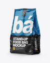 Download Glossy Stand-up Bag Mockup - Half Side View in Bag & Sack ... Yellowimages Mockups