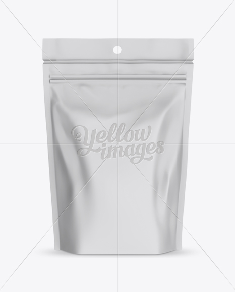 Download Matte Stand Up Pouch with Zipper Mockup in Pouch Mockups ...