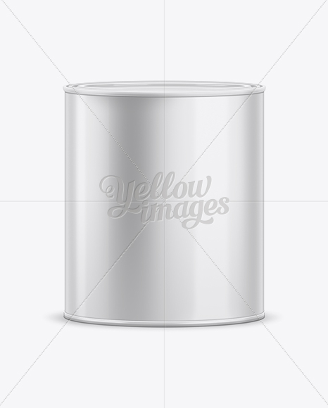 1l Paint Can Mockup In Can Mockups On Yellow Images Object Mockups