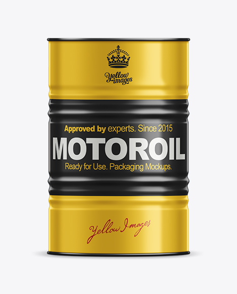 Download Metal Barrel Mockup in Barrel Mockups on Yellow Images ...