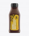 285g BBQ Sauce Bottle Mockup in Bottle Mockups on Yellow Images Object