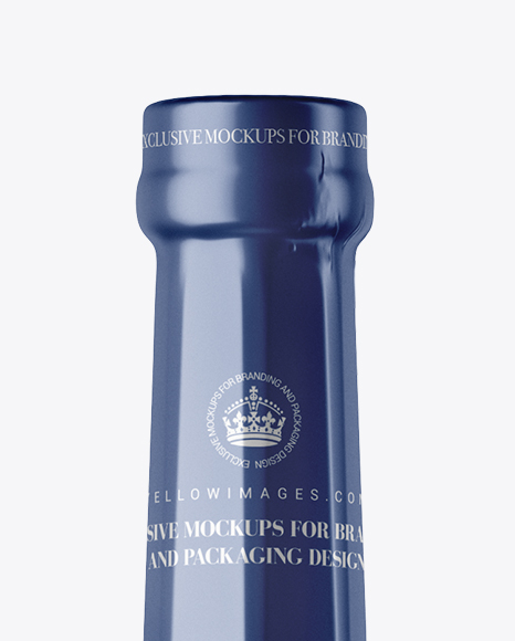 Clear Glass Vodka Bottle Mockup PSD #2