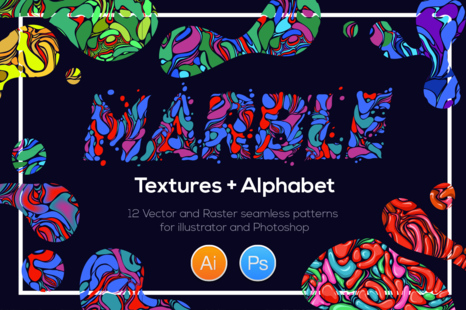 12 Marble patterns