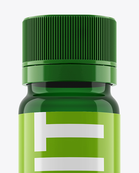 Green Sport Nutrition Bottle Mockup Eye Level Shot In Bottle Mockups On Yellow Images Object Mockups