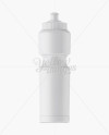 Matte Sport Bottle Mockup