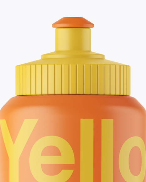 Download Matte Sport Bottle Mockup in Bottle Mockups on Yellow ...