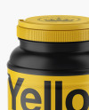 Matte Plastic Jar Mockup (High-Angle Shot) in Jar Mockups ...