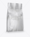 Download Metallic Stand-up Bag w/ Zipper Mockup - Half Side View in ...