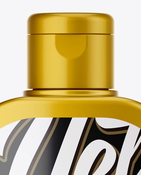 Download Matte Metallic Shampoo Bottle Mockup in Bottle Mockups on Yellow Images Object Mockups