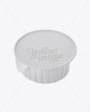 Download Fruit Puree Cup Mockup - Halfside View (High Angle) in Cup & Bowl Mockups on Yellow Images ...